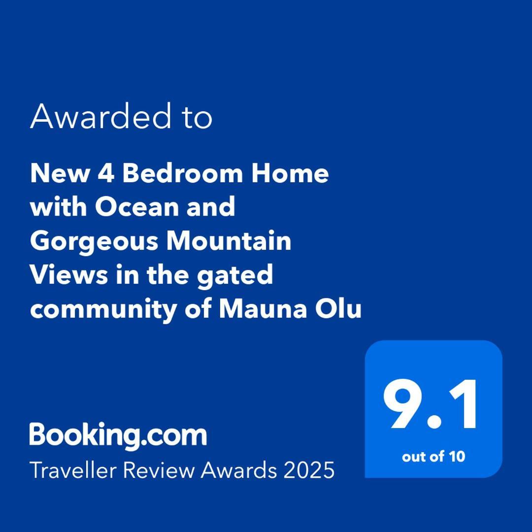 New 4 Bedroom Home With Ocean And Gorgeous Mountain Views In The Gated Community Of Mauna Olu Waianae Ngoại thất bức ảnh